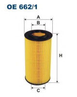 как выглядит фильтр масляный filtron oe662/1 на фото