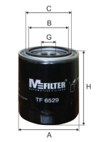 как выглядит m-filter фильтр масляный tf6529 на фото