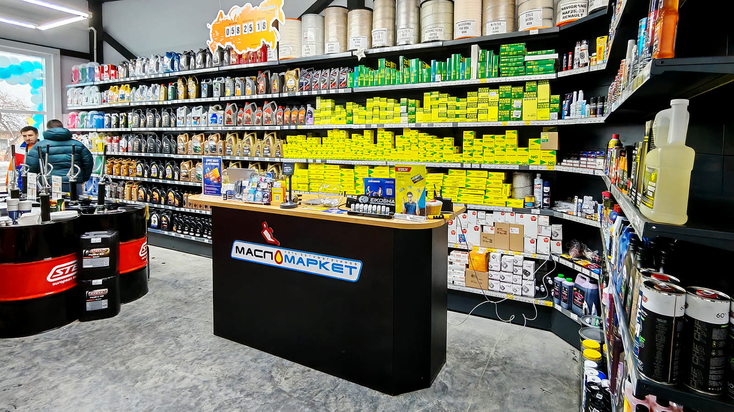 Расширение магазина до автокомплекса в Омске