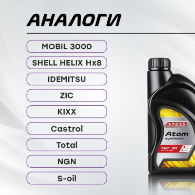 Стелс Атом 5W-30_Japan-Korea_1L_7