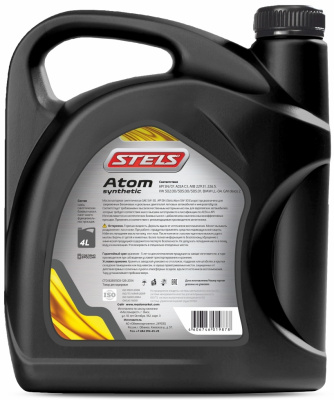 Stels ATOM Euro SAE 5W30 4л_оборот Stels ATOM Euro SAE 5W30 4л_оборот